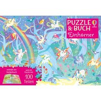 Puzzle & Buch: Einhörner von Usborne Publishing