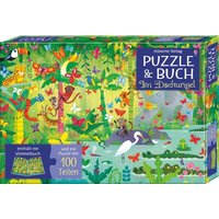 Puzzle & Buch: Im Dschungel von Usborne Publishing