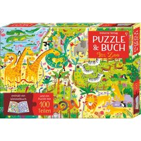 Puzzle & Buch: Im Zoo von Usborne Publishing