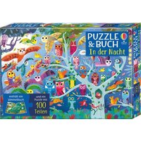 Puzzle & Buch: In der Nacht (Puzzle) von Usborne Publishing