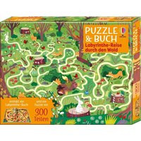 Puzzle & Buch: Labyrinthe-Reise durch den Wald von Usborne Publishing