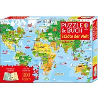 Puzzle & Buch: Städte der Welt von Usborne Publishing