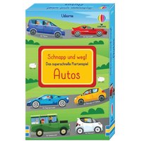 Schnapp und weg! Das superschnelle Kartenspiel: Autos von Usborne Publishing