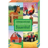 Schnapp und weg! Das superschnelle Kartenspiel: Bauernhof von Usborne Verlag