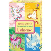 Schnapp und weg! Das superschnelle Kartenspiel: Einhörner von Usborne Publishing