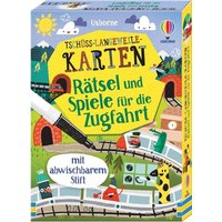 Tschüss-Langeweile-Karten: Rätsel und Spiele für die Zugfahrt von Usborne Verlag