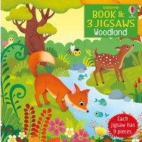 Usborne Book and 3 Jigsaws: Woodland von Usborne Publishing