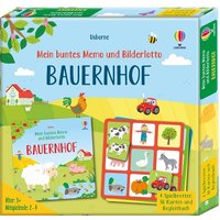 Mein buntes Memo und Bilderlotto: Bauernhof von Usborne