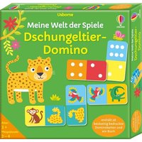 Meine Welt der Spiele: Dschungeltier-Domino von Usborne