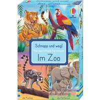 Schnapp und weg! Das superschnelle Kartenspiel: Im Zoo von Usborne