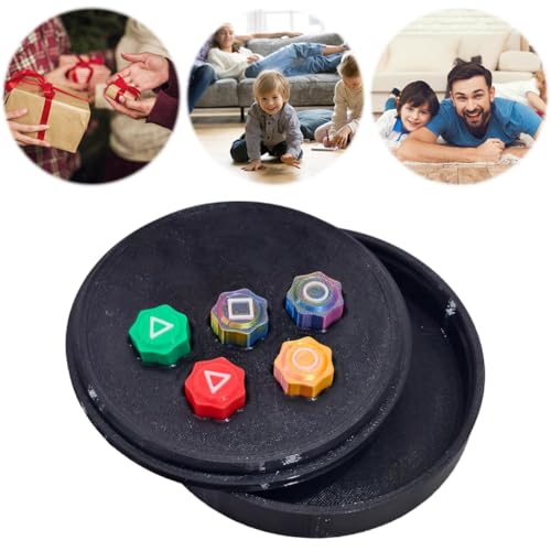 Usper Gonggi Korean Game Set, Gongi Spiel, Traditional Gong Gi, Gonggi Spiel, Gonggi Stones, Gong-Gi Jack Stone Kieselstein-Set Perfekt FüR Familienreisen (E1PCS) von Usper