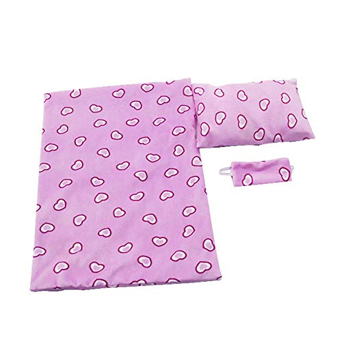 Uteruik Puppenbett-Set, Schlafsack, Augenbinde, Kissen, Bettzubehör für 45,7 cm amerikanische Puppe, 3-teiliges Set (#C) von Uteruik