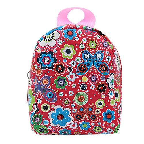 Uteruik Puppenrucksack für 46 cm große amerikanische Puppe, Mini-Reißverschluss, Schultasche, Zubehör, Spielzeug (#C) von Uteruik