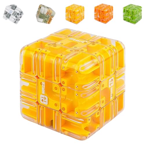 Komplexes Puzzle Mit Rollenden Kugeln,Large Labyrinth 3D Puzzle Maze Cube - Engaging Brain Teaser Toy,großes Labyrinth 3D Puzzle würfel,2-in-1 -Zauberwürfel & Kugel,Stress Relief & Logic Development Komplexes Puzzle Mit Rollenden Kugeln,Large Labyrinth 3D Puzzle Maze Cube - Engaging Brain Teaser Toy,großes Labyrinth 3D Puzzle würfel,2-in-1 -Zauberwürfel & Kugel,Stress Relief & Logic Development von Uuxkgu