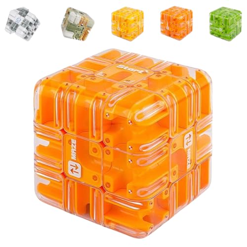 Large Labyrinth 3D Puzzle Maze Cube - Engaging Brain Teaser Toy,großes Labyrinth 3D Puzzle würfel,2-in-1 -Zauberwürfel & Kugel,for Stress Relief & Logic Development-D Large Labyrinth 3D Puzzle Maze Cube - Engaging Brain Teaser Toy,großes Labyrinth 3D Puzzle würfel,2-in-1 -Zauberwürfel & Kugel,for Stress Relief & Logic Development-D von Uuxkgu