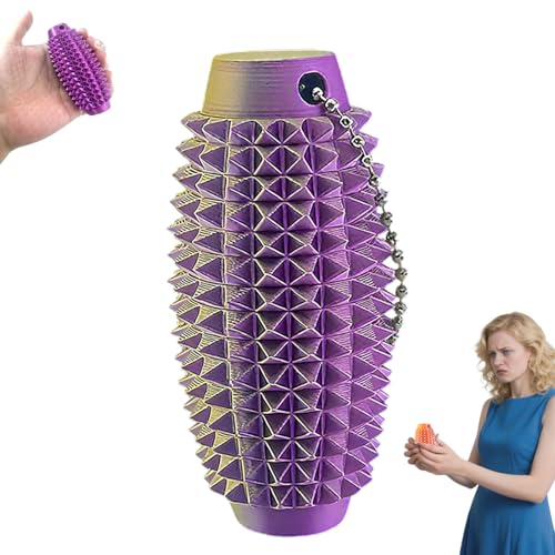 Spiky Grippie Stim Keychain,Pain Stimming Fidgets Toy,Fidget Pain Keychain Toy,3D Sensory Roller,Roller Massage Sensory Stress Reliefs Toys for Adults, Kids-D Spiky Grippie Stim Keychain,Pain Stimming Fidgets Toy,Fidget Pain Keychain Toy,3D Sensory Roller,Roller Massage Sensory Stress Reliefs Toys for Adults, Kids-D von Uuxkgu