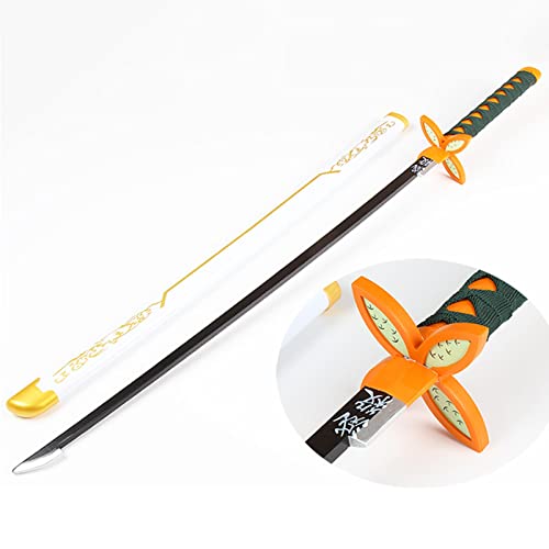 Uvency 41 Zoll Samurai-Schwert Aus Holz Für Slayer Kochou Shinobu Katana Katana Schwert Requisite Weihnachten Geburtstage Geschenke Von Männern Frauen Halloween Requisiten Waffen Cosplay Schwert/Whi von Uvency