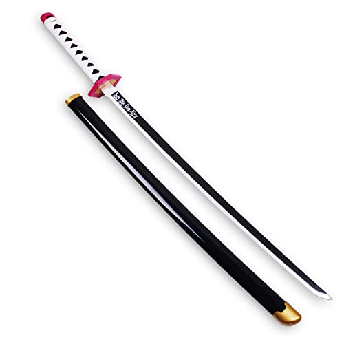 Uvency Anime Cosplay Katana Cos Bambus Holzschwert Slayer Klinge Mit Scheide, Waffenzubehör Cosplay Prop Spielzeug, Halloween Dress Up Requisiten/F/104Cm von Uvency