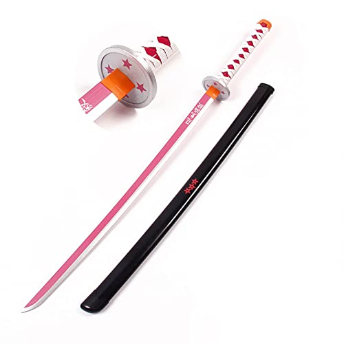 Uvency Anime Cosplay Katana Mit Scheide, Anime Ninja Schwert Spielzeug, Slayer Blade Ein Geschenk Für Anime-Liebhaber, Für Halloween-Party-Zubehör/B/104Cm von Uvency