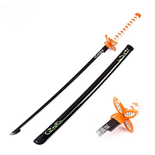 Uvency Anime Cosplay Katana Mit Scheide, Anime Ninja Schwert Spielzeug, Slayer Blade Ein Geschenk Für Anime-Liebhaber, Für Halloween-Party-Zubehör/E/104Cm von Uvency