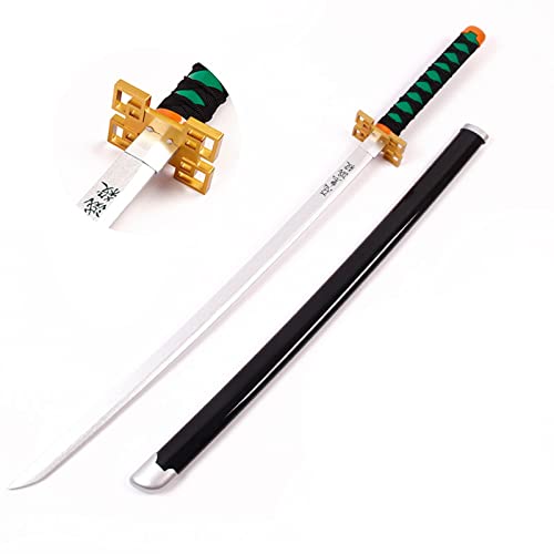 Uvency Anime Cosplay Katana Mit Scheide, Anime Ninja Schwert Spielzeug, Slayer Blade Ein Geschenk Für Anime-Liebhaber, Für Halloween-Party-Zubehör/F/104Cm von Uvency