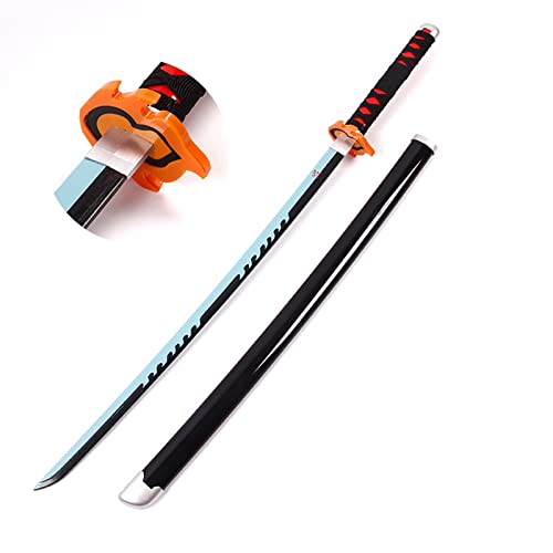 Uvency Anime Cosplay Katana Mit Scheide, Anime Ninja Schwert Spielzeug, Slayer Blade Ein Geschenk Für Anime-Liebhaber, Für Halloween-Party-Zubehör/a/76Cm von Uvency