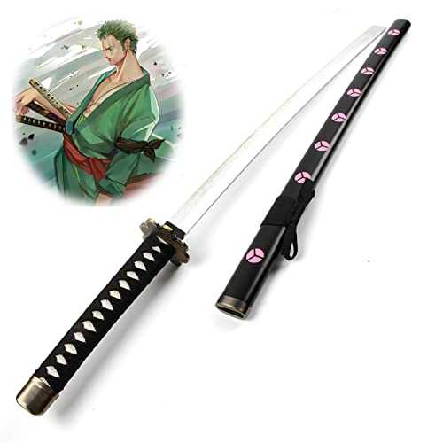 Uvency Cos Holz Roronoa Zoro Katana Prop Waffe Modell Samurai Schwert Cosplay Katana Anime Liebhaber Rollenspiel Schwert 102Cm/40In/B von Uvency