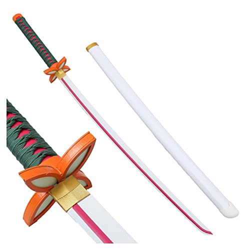 Uvency Samurai Schwert Japanische Katana Waffe Spielzeug Dämonentöter Klinge Für Ninja Soldat Krieger Kostüm Battle Play Halloween Cosplay 29,5/41 Zoll/Kochou Kanae/104Cm von Uvency