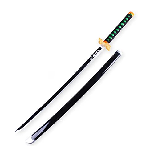 Uvency Samurai-Schwert Japanisches Katana-Waffenspielzeug, Dämonentöter-Klinge Für Ninja-Soldaten-Krieger-Kostüm-Kampfspiel-Halloween-Cosplay/N/M von Uvency