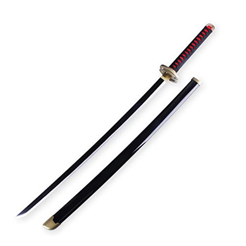 Uvency Samurai-Schwert Japanisches Katana-Waffenspielzeug, Dämonentöter-Klinge Für Ninja-Soldaten-Krieger-Kostüm-Kampfspiel-Halloween-Cosplay/O/Long von Uvency