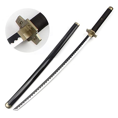 Uvency Weihnachten Prop Waffe Katana Samurai Schwert Japanisches Katana Anime Cosplay Katana Rollenspiel Schwert Cosplay Schwert Roronoa Zoro Schwerter Weihnachtsgeburtstagsgeschenke 102Cm/D von Uvency