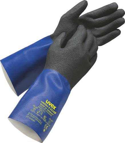 Uvex 6055707 rubiflex S XG35B Chemiekalienhandschuh Größe (Handschuhe): 7 1 Paar von Uvex