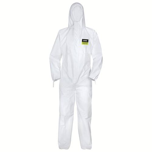 Uvex 8849713 5/6 comfort light Einweg (NR) Overall weiß, XXL Kleider-Größe: XXL Weiß von Uvex