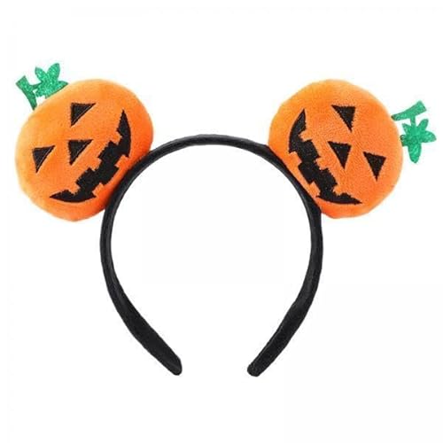 UxicRuya 2x Halloween Kopfschmuck, Kürbis Stirnband, Kostümdekorationszubehör, Haarreifen Kopfschmuck für Frauen, Männer, Urlaub, Rollenspiele, von UxicRuya