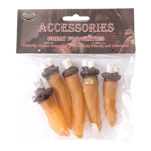 UxicRuya Halloween Ornamente, Abgetrennte Finger, Abgetrennte Finger, Horror Requisiten, für Theaterpartys, Tricks, Dekorationen, Hautfarben UxicRuya Halloween Ornamente, Abgetrennte Finger, Abgetrennte Finger, Horror Requisiten, für Theaterpartys, Tricks, Dekorationen, Hautfarben von UxicRuya