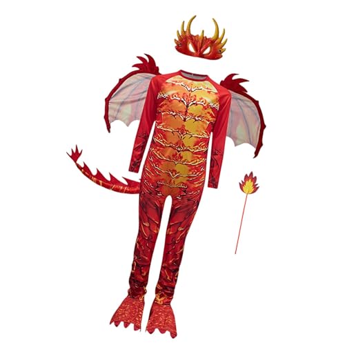 UxicRuya Jungen Dragon Kostüm Leichte für Begeisterte Kleine Drache, Größe XL UxicRuya Jungen Dragon Kostüm Leichte für Begeisterte Kleine Drache, Größe XL von UxicRuya