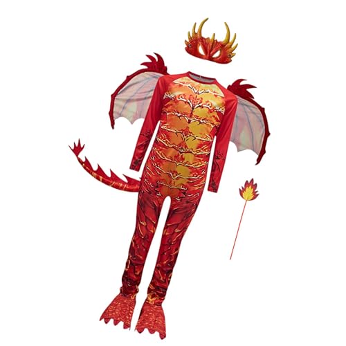 UxicRuya Jungen Dragon Kostüm Leichte für Begeisterte Kleine Drache, Size M UxicRuya Jungen Dragon Kostüm Leichte für Begeisterte Kleine Drache, Size M von UxicRuya
