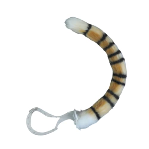 UxicRuya Tiger Cosplay Prop Plüsch Lustiges Anime Cosplay Kostüm für Frauen Erwachsene Rollenspiele, Tiere Schwanz Prop von UxicRuya