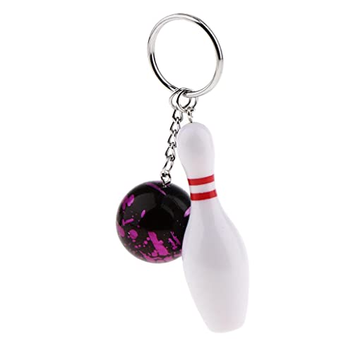 UxicRuya Tischtennisschläger Schlüsselanhänger, Modischer Kreativring, Geburtstagsgeschenke, Spielzeug, lila Mini-Bowling UxicRuya Tischtennisschläger Schlüsselanhänger, Modischer Kreativring, Geburtstagsgeschenke, Spielzeug, lila Mini-Bowling von UxicRuya