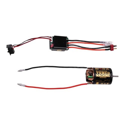 Uxsjakjsd 540 Bürstenmotor 21T ESC Geschwindigkeitsregler Kombinationsset Climb Drift Racing für 1/10 RC Crawler/Boot Uxsjakjsd 540 Bürstenmotor 21T ESC Geschwindigkeitsregler Kombinationsset Climb Drift Racing für 1/10 RC Crawler/Boot von Uxsjakjsd