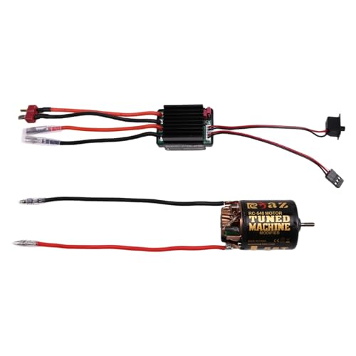 Uxsjakjsd 540 Bürstenmotor 55T ESC Geschwindigkeitsregler Kombinationsset Climb Drift Racing für 1/10 RC Crawler/Boot Uxsjakjsd 540 Bürstenmotor 55T ESC Geschwindigkeitsregler Kombinationsset Climb Drift Racing für 1/10 RC Crawler/Boot von Uxsjakjsd