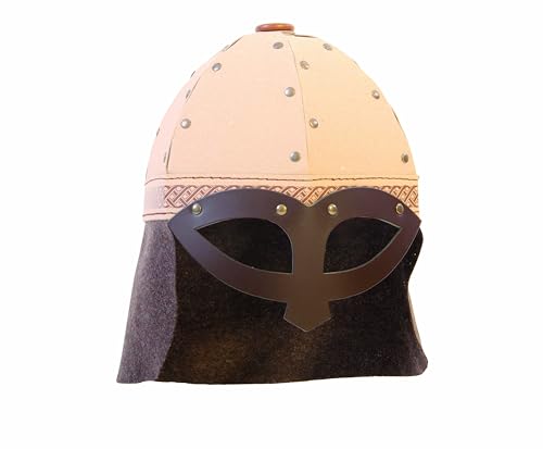 V A H - Wikinger Brillenhelm aus vernietetem Spezialkarton [echtes Handwerk | Made in Germany] von V A H