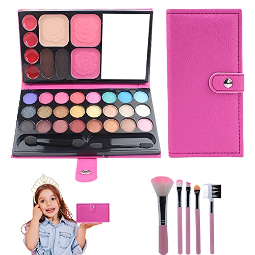 33 Farbe Kinderschminke Set Mädchen Prinzessin Rollenspiel Schminkpalette Make up Kosmetik Spielzeug Set Geburtstagsgeschenk Halloween Weihnachts Gift Kinder ab 14 Jahre von V-Ting