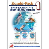 Kombi-Pack 1: Basis-Kartensatz 'Technik' Brust-Kraul-Rücken, 3 Teile von VA - Verlag Aretz