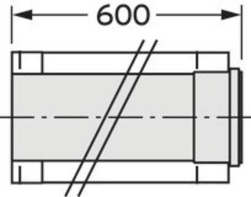 Vaillant 20095578 Montagerohr (Ø x L) 300mm x 500.00mm von VAILLANT