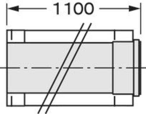 Vaillant 20095580 Montagerohr (Ø x L) 300mm x 1000.00mm von VAILLANT