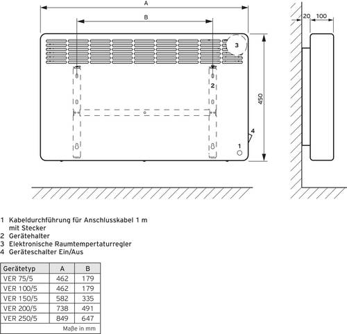 Vaillant 10023955 Heizgerät n.rel Weiß von VAILLANT