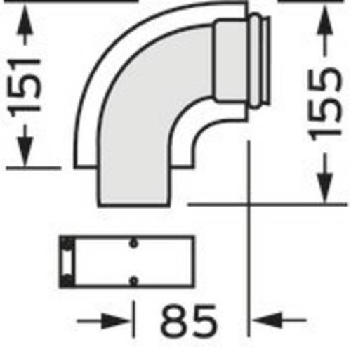 Vaillant 303808 Bogen Weiß von VAILLANT