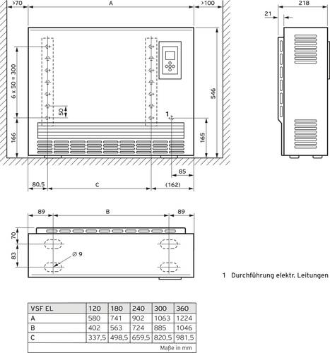 Vaillant VSF 120/5 Elektrospeicherheizung n.rel Weiß von VAILLANT