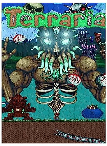 Für Erwachsene, 1000 Teile Holzpuzzle,Terraria – Indie-Game-Bild 75 * 50cm von VAKUUM